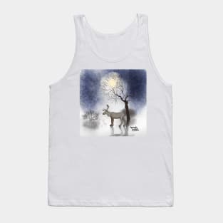 Reindeer landscape Tank Top